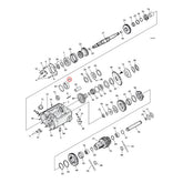 Outer bearing race, transmission mainshaft. +.002" TRANSMISSION PARTS Jims
