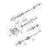 JIMS, outer bearing race, transmission mainshaft. +.005" TRANSMISSION PARTS Jims