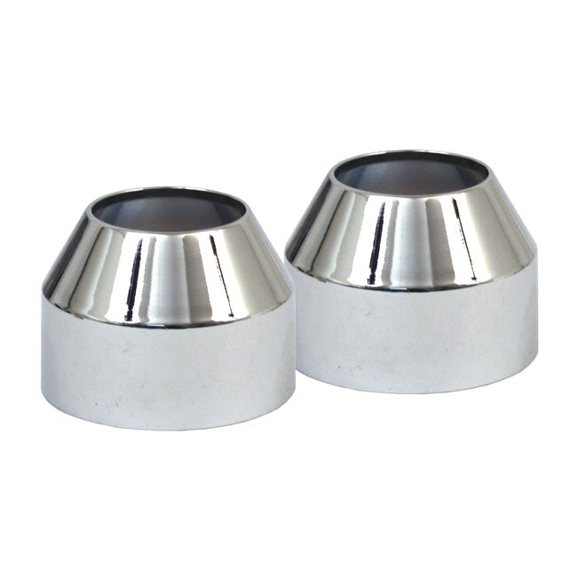 Fork Boot Covers, Chrome Fork Boot Covers Mcs