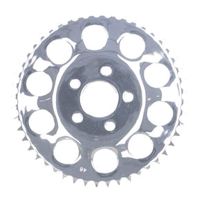 Rear Sprocket, Chrome. 48t Sprockets Rear Wheel Mcs