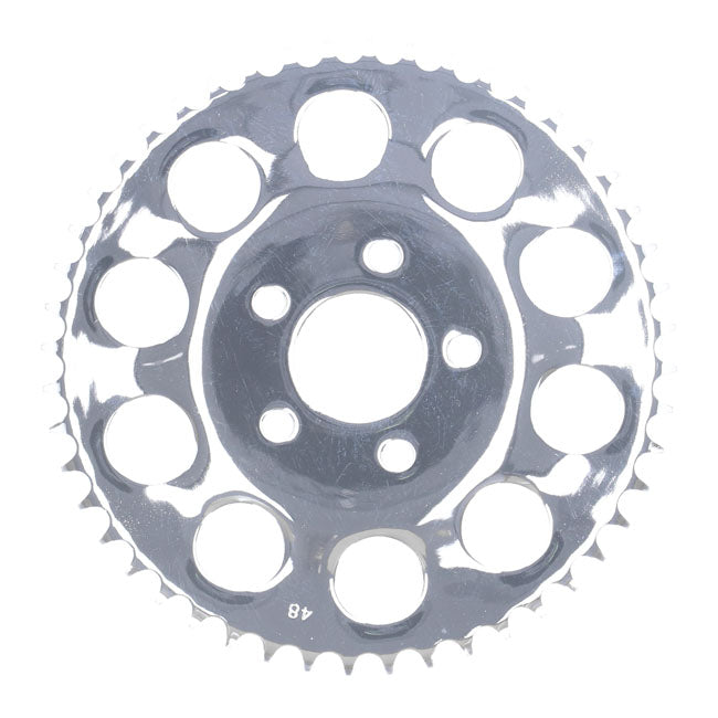 Rear Sprocket, Chrome. 48t Sprockets Rear Wheel Mcs