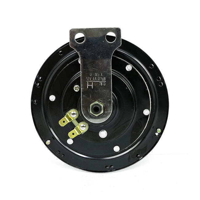 Oem Style 5 1/2" Springer Horn. Chrome. 12 Volt Horns Mcs
