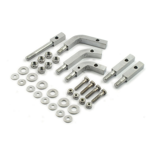 Floorboard Mount Bracket Kit. Chrome Floorboards Mounting Parts Mcs
