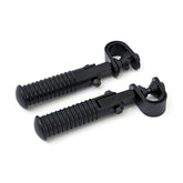 O Ring Foot Peg Set. Clamp On. Chrome Footpegs Mcs