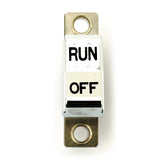 Handlebar Rocker Switch, Run/Off. Chrome Switches Handlebar Mcs