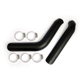 Big Twin Plain Heat Shield Set Black Exhaust Heat Shields Mcs