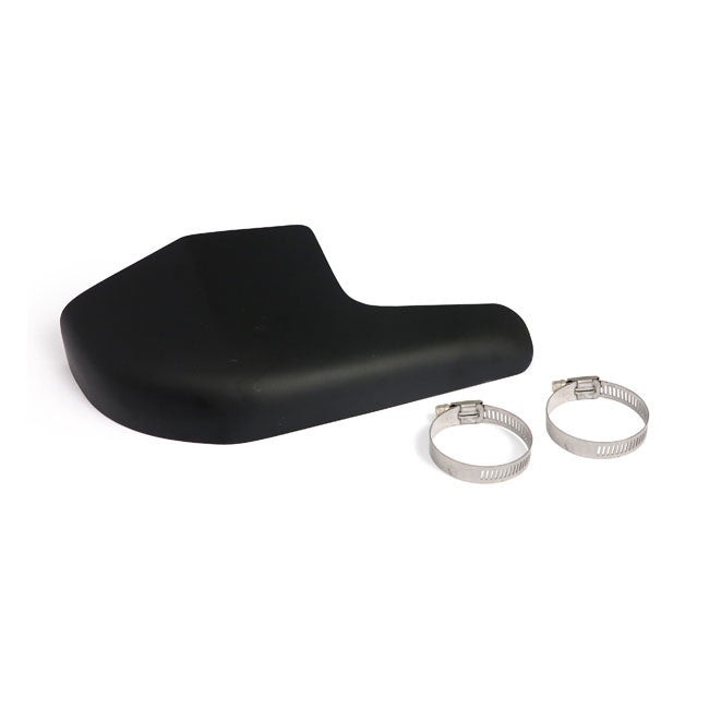 Fl Shovel Horizontal Crossover Heat Shield Black Exhaust Heat Shields Mcs