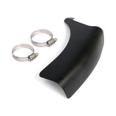 Fl Shovel Horizontal Crossover Heat Shield Black Exhaust Heat Shields Mcs
