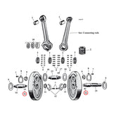 Woodruff Keys Pinion Shafts Mcs