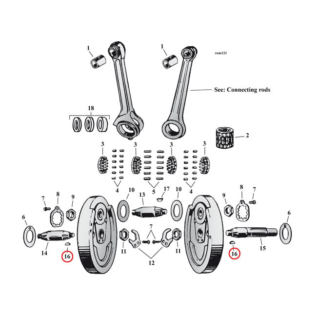 Woodruff Keys Pinion Shafts Mcs