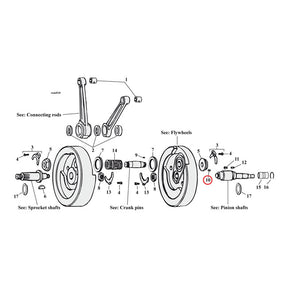 Woodruff Keys Pinion Shafts Mcs