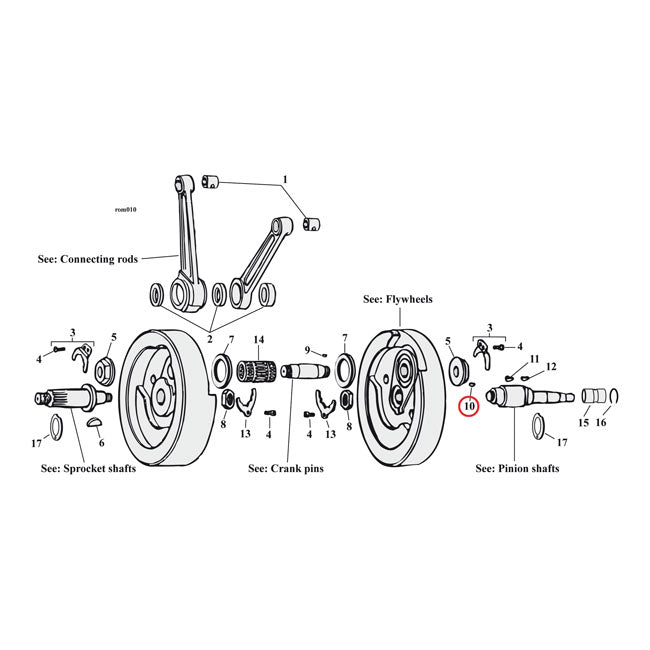 Woodruff Keys Pinion Shafts Mcs