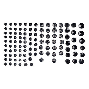 Smoothtopps, Push On Cover Set (111pc). Black Bolt Covers Usa Sizes Mcs