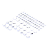 Smoothtopps, Push On Cover Set (77pc). Chrome Bolt Covers Usa Sizes Mcs