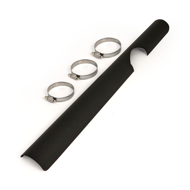 Flt Header Heat Shield, Lower Right. Black Exhaust Heat Shields Mcs