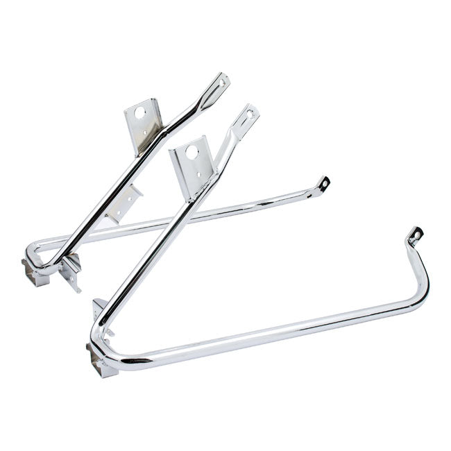 Saddlebag Support Bracket Set. Chrome Saddlebags Support Kits Mcs