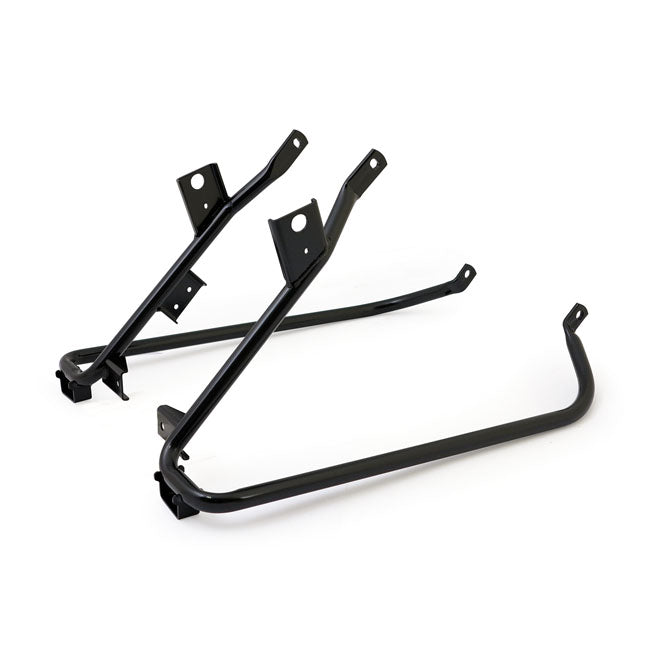 Saddlebag Support Bracket Set. Black Saddlebags Support Kits Mcs
