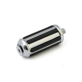 Rail Shift/Brake Peg. Chrome With Rubber Inlays Shifter Peg Mcs