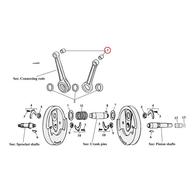 Wrist Pin Bushing Mang Brnze Xl 45 Ci Wristpins And Bushings Jims