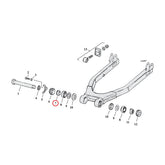 Bearing Spacer, Outer. Swingarm Swingarms Assy Mcs