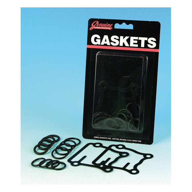 James, tappet block & pushrod cover gasket kit. RCM PUSHROD COVERS GASKETS AND SEALS James Gaskets