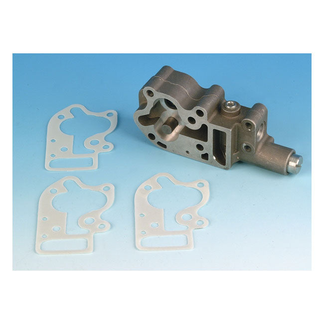James, oil pump body to cover gasket. Mylar OIL PUMP GASKETS James Gaskets