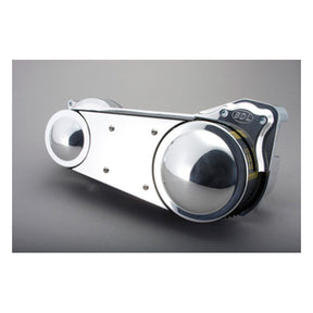 BDL, 3" Street Drive belt drive kit. Oil filter. Polished BELT DRIVE KITS Belt Drives Ltd.