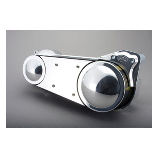 BDL, 3" Street Drive belt drive kit. Oil filter. Polished BELT DRIVE KITS Belt Drives Ltd.