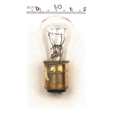 Stop/Taillight 12v Light Bulb. Repl. 1157. Clear Glass Bulbs Mcs