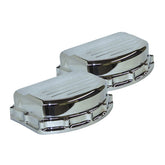 Paughco, Rocker covers. custom style aluminum. Chrome ROCKER COVERS Paughco