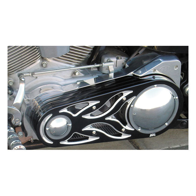 BDL, Signature Series 2" belt drive kit. Flame design BELT DRIVE KITS Belt Drives Ltd.