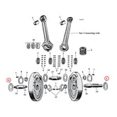 Flywheel Washer Sv, .070" (Outside) Flywheel Washers Mcs