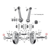 Flywheel Washer Sv, .078" (Outside) Flywheel Washers Mcs