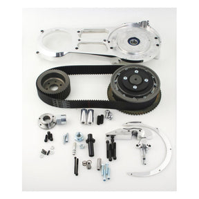 Belt Drives Ltd. Open Belt Drive Kit 2'' Polished Belt Drive Kits Belt Drives Ltd.