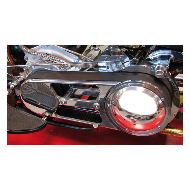 Belt Drives Ltd. Open Belt Drive Kit 2'' Polished Belt Drive Kits Belt Drives Ltd.