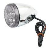 3 1 Led Bullet Taillight / Turn Signal Combo. Chrome. Smoke Turn Signals Mcs