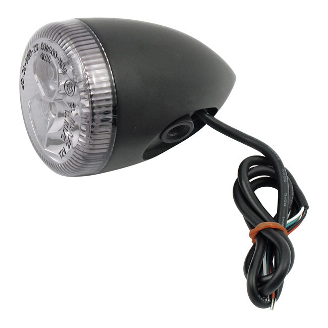 3 1 Led Bullet Taillight / Turn Signal Combo. Black. Smoke Turn Signals Mcs