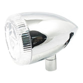 3 1 Led Bullet Taillight / Turn Signal Combo. Chrome. Clear Turn Signals Mcs