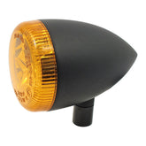 3 1 Led Bullet Taillight / Turn Signal Combo. Black. Amber Turn Signals Mcs