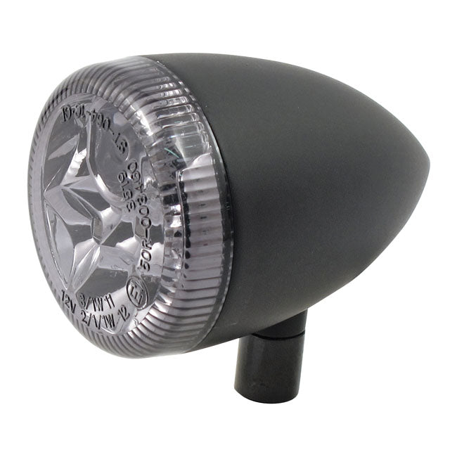 3 1 Led Bullet Taillight / Turn Signal Combo. Black. Smoke Turn Signals Mcs