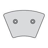 Mcs, Brake Pads Front. Organic Brake Pads Mcs