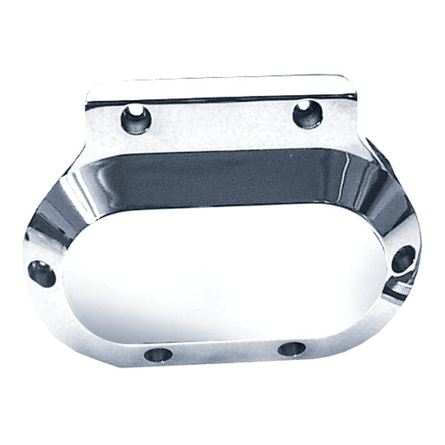 JIMS, billet transmission end cover. Polished TRANSMISSION END COVERS Jims
