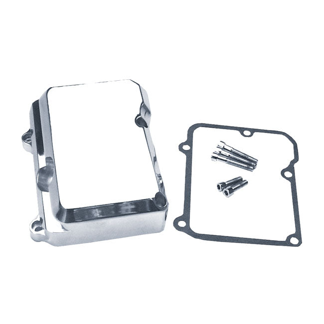 JIMS, billet transmission top cover. Polished TRANSMISSION TOP COVERS Jims