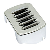 Custom Coil Cover, Louvered. Chrome Coil Covers Mcs