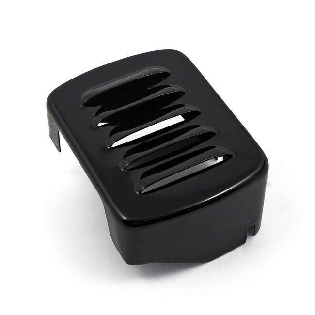 Custom Coil Cover, Louvered. Black Coil Covers Mcs