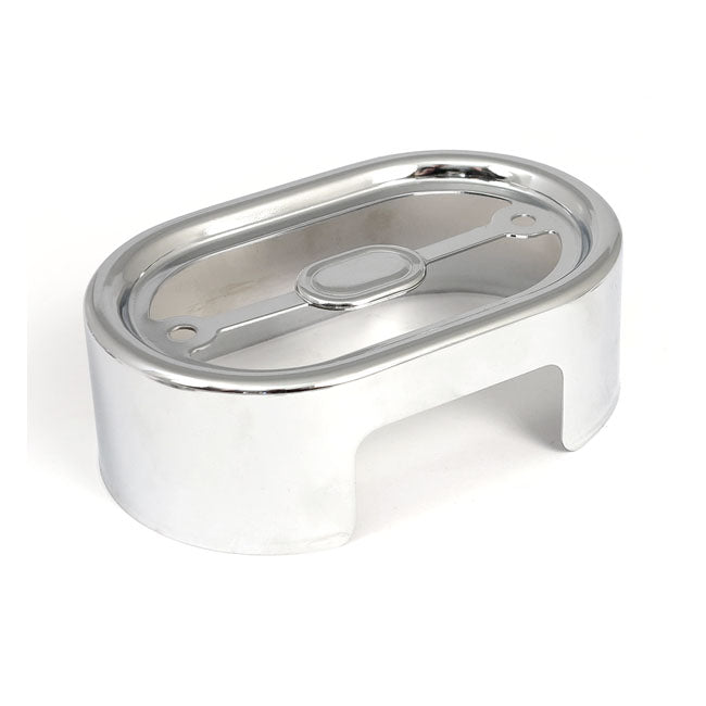 Voltage Regulator/Rectifier Cover. Chrome Regulator Covers/Visors Mcs