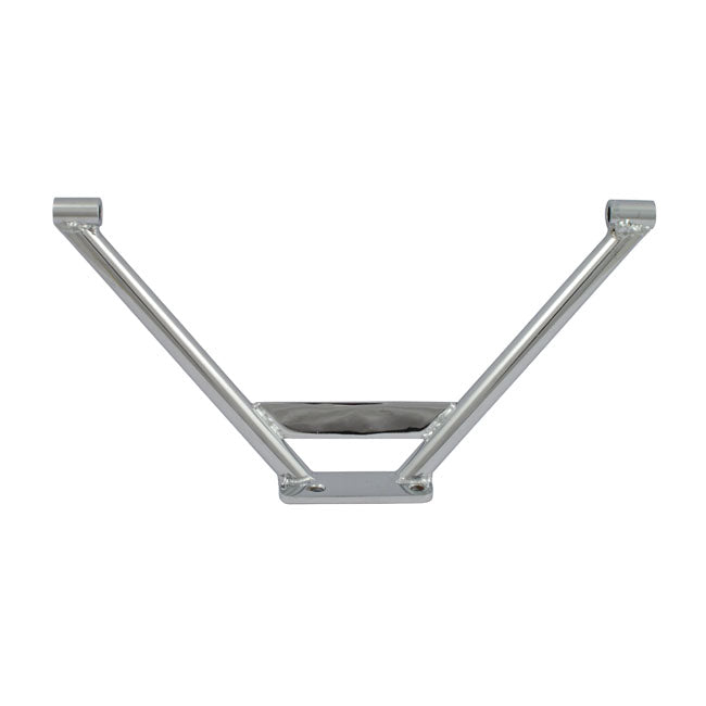 Rigid Frame Passenger Foot Peg Bracket. Chrome Footpegs Brackets Mcs