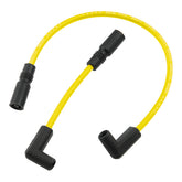 Accel, 8mm Ferro Spiral core spark plug wire set. Yellow SPARK PLUG WIRES Accel