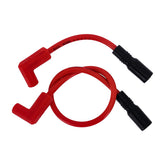 Accel, 8mm Ferro Spiral core spark plug wire set. Red SPARK PLUG WIRES Accel