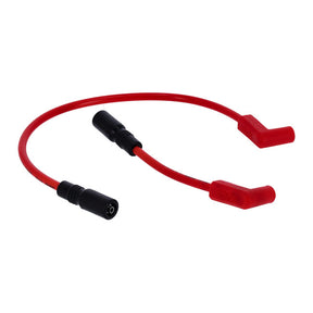 Accel, 8mm Ferro Spiral core spark plug wire set. Red SPARK PLUG WIRES Accel